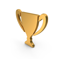 Gold Trophy Symbol PNG & PSD Images