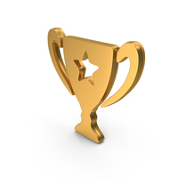 Trophy Win Star Gold PNG & PSD Images