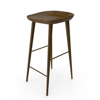Wooden Bar Stool PNG & PSD Images