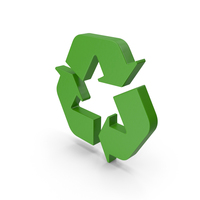 Green Recycle Symbol PNG & PSD Images