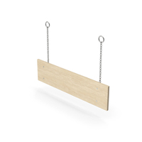 Hanging Wood Board PNG & PSD Images