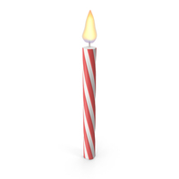 Red Birthday Candle PNG & PSD Images