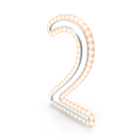 Christmas LED Garland Number 2 PNG & PSD Images