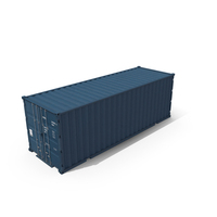 Blue Cargo Container PNG & PSD Images