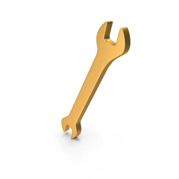Wrench Gold PNG & PSD Images