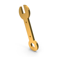 Wrench Gold PNG & PSD Images