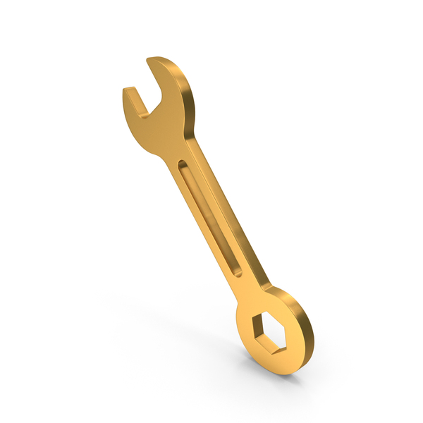 Wrench Gold PNG & PSD Images