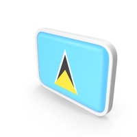 Flag Of Saint Lucia PNG & PSD Images