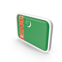 Flag Of Turkmenistan PNG & PSD Images