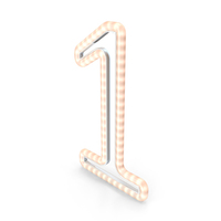 Christmas LED Garland Number 1 PNG & PSD Images