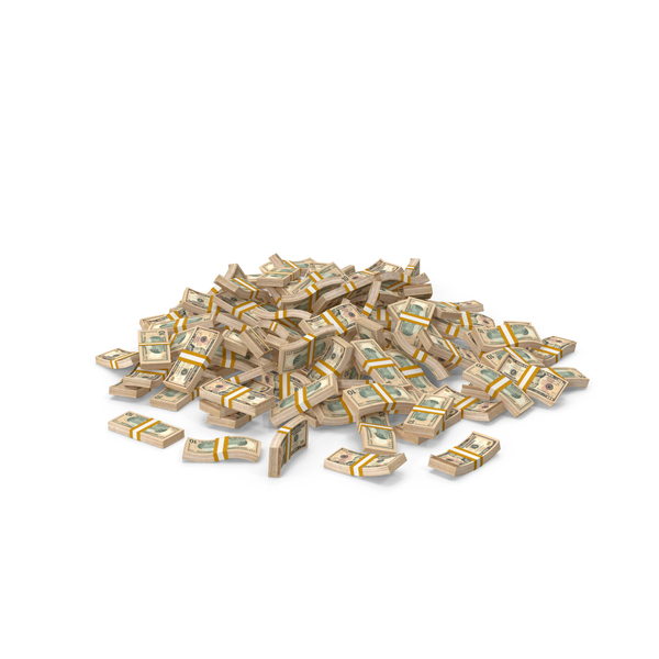 10 Dollar Stack Pile PNG & PSD Images