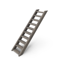 Wooden Ladder Angle Old PNG & PSD Images