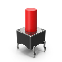 Red Tactile Switch PNG & PSD Images