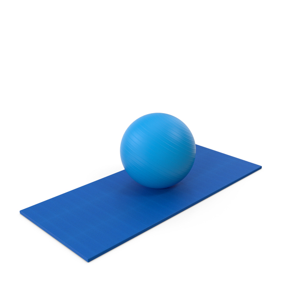 Pilates Mat And Ball PNG & PSD Images