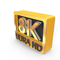 8K Ultra HD Logo PNG & PSD Images