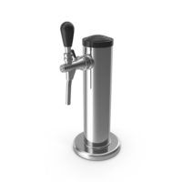 Chrome Beer Tap PNG & PSD Images
