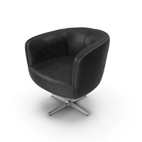 Black Leather Armchair PNG & PSD Images
