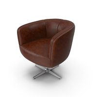 Leather Armchair Brown PNG & PSD Images