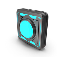 Blue Push Button PNG & PSD Images
