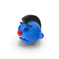 Blue Frown Face PNG & PSD Images