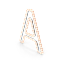 Christmas LED Garland Letter A PNG & PSD Images