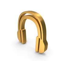 Head Phones Speakers Logo Gold PNG & PSD Images