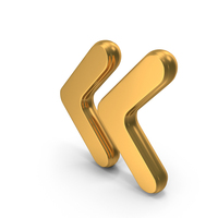 Fast Backward Logo Gold PNG & PSD Images