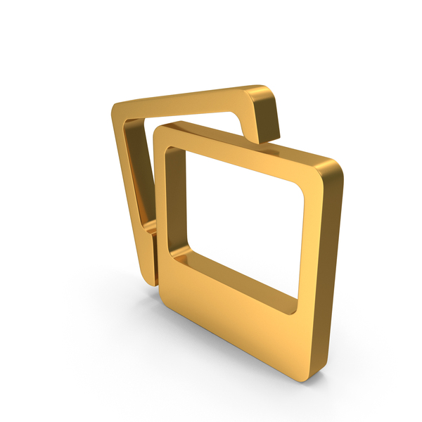 Gallery Photo Logo Gold PNG & PSD Images