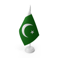 Pakistan Flag On A Stand PNG & PSD Images