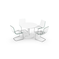 Ikea Docksta and Tobias Chair and Table PNG & PSD Images