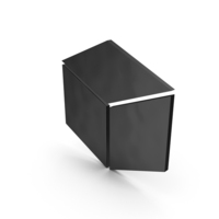 Cube Symbol Black PNG & PSD Images
