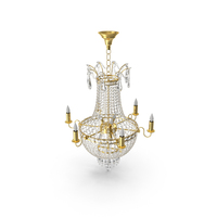 Crystal Chandelier& Wall Sconce PNG & PSD Images
