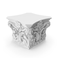 Capitel STL PNG & PSD Images