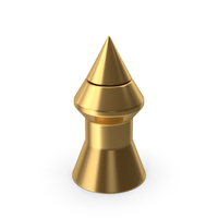 Gold Airgun Pellet PNG & PSD Images