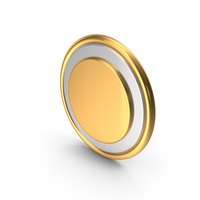 Classic Gold Button PNG & PSD Images