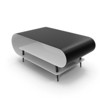 Black & White Coffee Table PNG & PSD Images