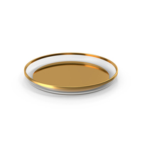 Gold Serving Plate PNG & PSD Images