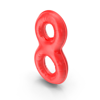 Balloon Numeral 8 PNG & PSD Images
