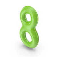 Balloon Numeral 8 PNG & PSD Images