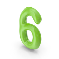 Balloon Numeral 6 PNG & PSD Images