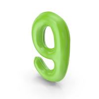 Balloon Numeral 9 PNG & PSD Images