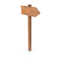 Wooden Arrow Sign PNG & PSD Images