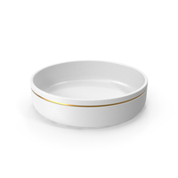 White Round Container PNG & PSD Images