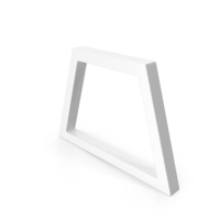 TRAPEZOID ICON WHITE PNG & PSD Images