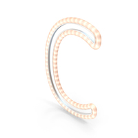 Christmas LED Garland Letter C PNG & PSD Images