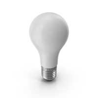 Light Bulb Standard White PNG & PSD Images