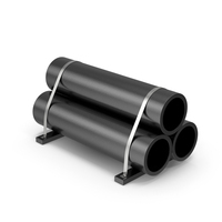 Metal Pipes Black PNG & PSD Images