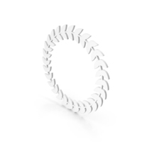 Frame Wreaths Stylish Design White PNG & PSD Images