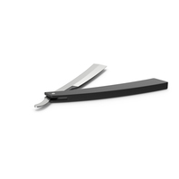 Black Straight Razor PNG & PSD Images
