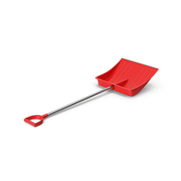 Red Snow Shovel PNG & PSD Images